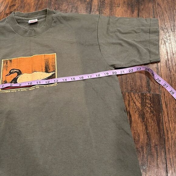 Canvas Back Decoy- A. SeAvey-Maine 1941
c. Sweerback tee single stitched size L - Picture 6 of 9